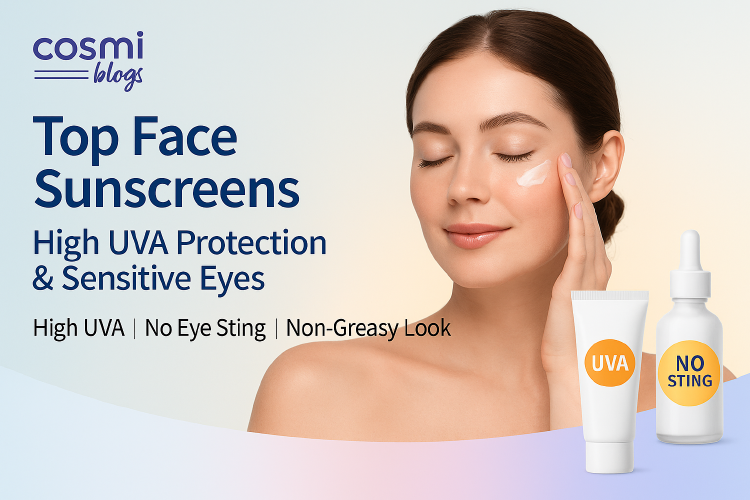 Top Face Sunscreens High UVA Protection Sensitive Eyes
