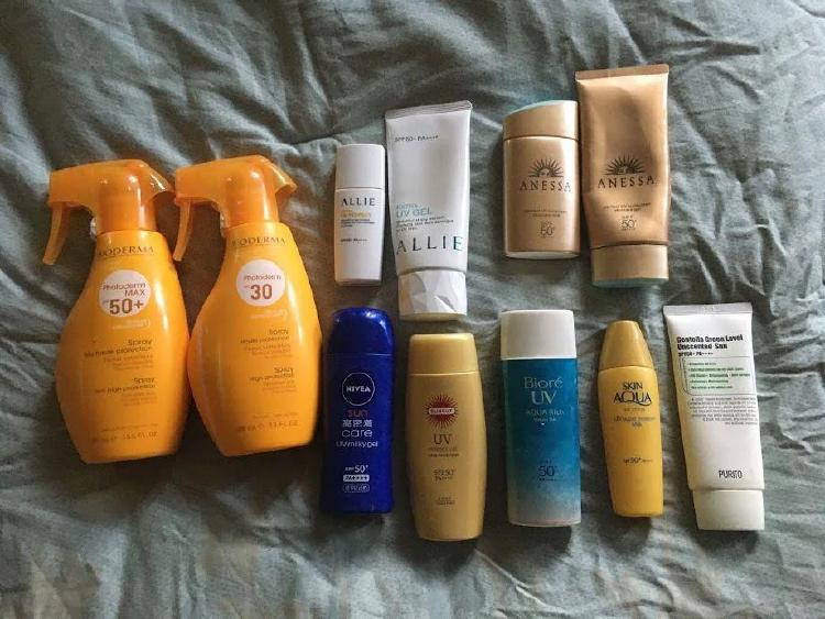 How much sunscreen to apply + Mini-Reviews of 13 Sunscreens